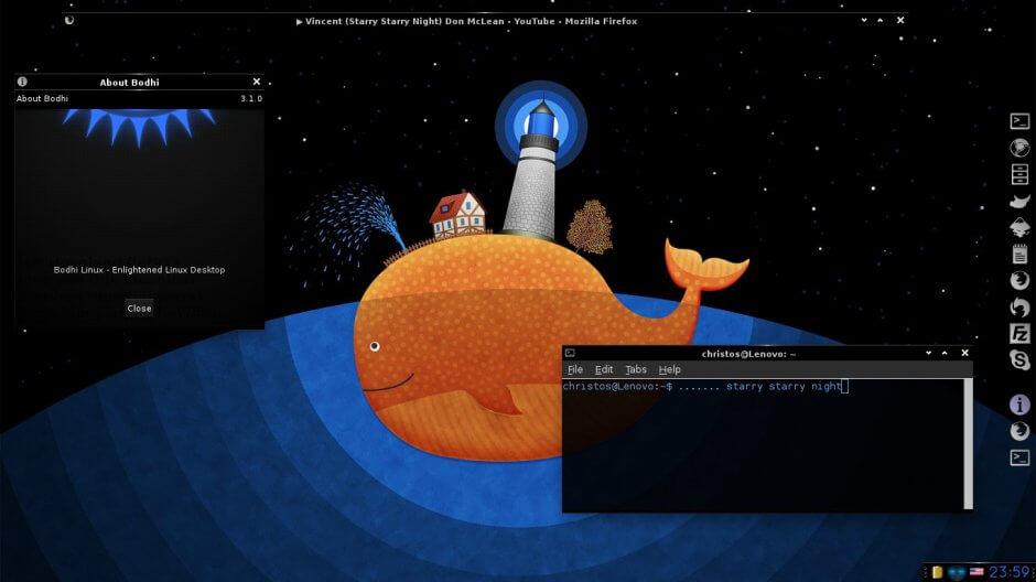 Bodhi Linux Screenshot