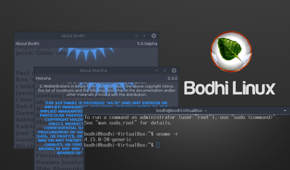 Bodhi Linux 5.0.0 Alpha1 Released Bodhi Linux