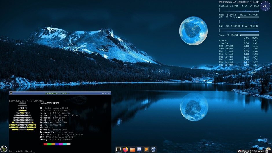 Bodhi Linux Screenshot
