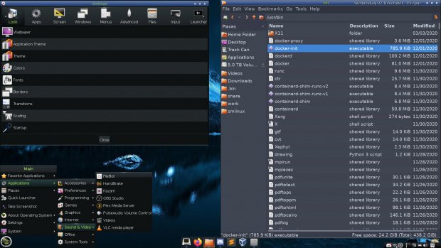 Moksha Desktop Customised #2